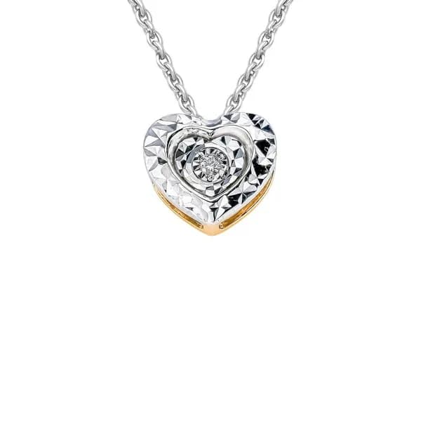 Подвеска на шею с бриллиантом из красного золота 585 пробы 585GOLD