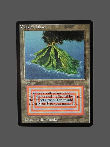 Обычная (Regular) прокси-карта TCG/MTG Proxy: Volcanic Island (LEB)