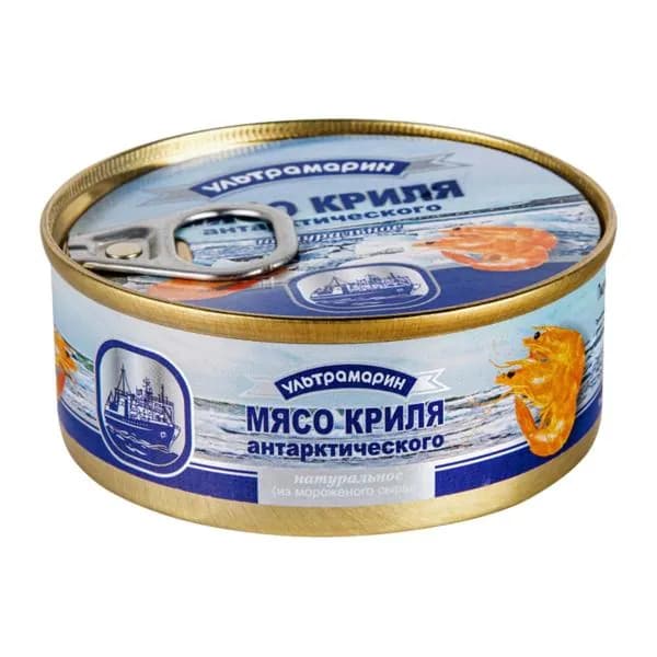 Мясо криля натуральное Ультрамарин 105г