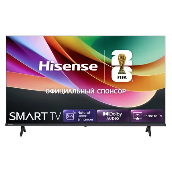 Hisense Телевизор 40A4S 40″ Full HD, черный