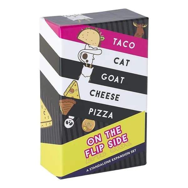 Английская версия карточной игры 'Taco Cat Goat Cheese Pizza'