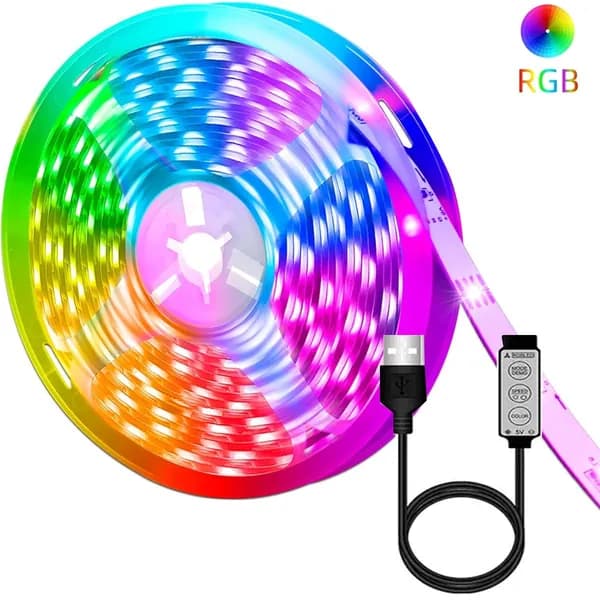 Светодиодная лента, IP20, Розовый, 1 шт