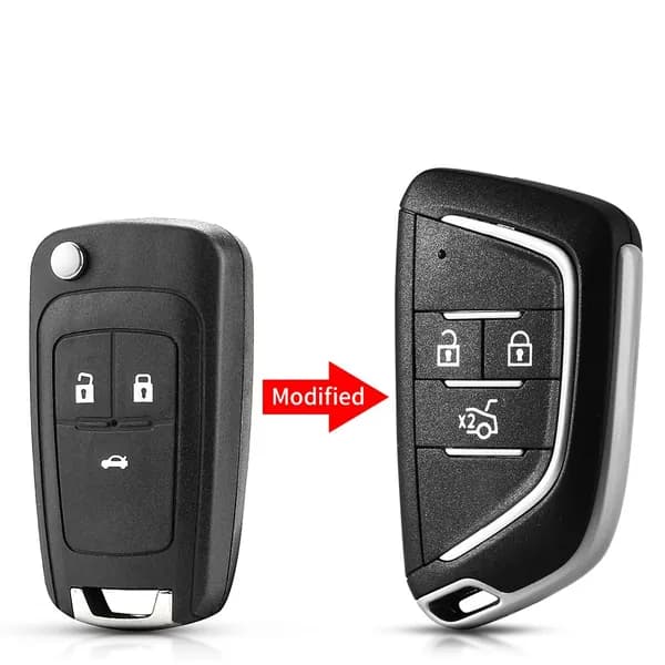 Ключ зажигания, арт. For Chevrolet Cruze Epica Lova 雪佛兰改装3键, 1 шт.