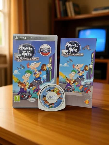 Игра для PSP Финес и Ферб. Покорение 2-ого измерения