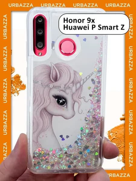 Чехол переливашка с рисунком на Honor 9X, Huawei P Smart Z