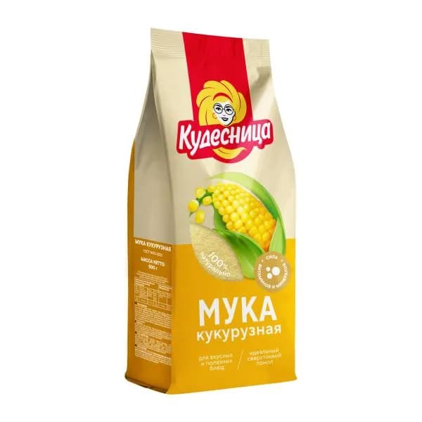 Мука Кудесница кукурузная 500г