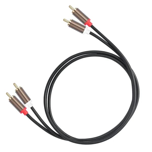 Кабель стерео RCA-RCA, 1m