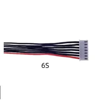 Балансировочный кабель 2 шт. 1S/2S/3S/4S/5S/6S7S/8S 22AWG 100 мм JST-XH для IMAX B6 LiPo