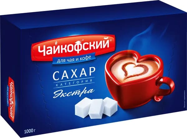 Чайкофский Сахар 1000г. 1шт.