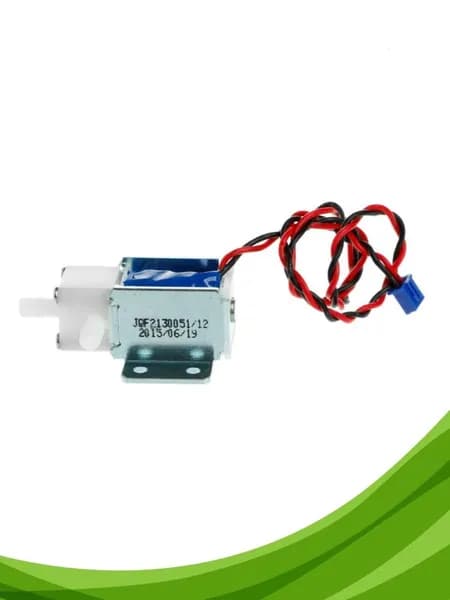 Электромагнитный клапан 1/4" NPT 12V NC (вода, воздух, дизель), Черный