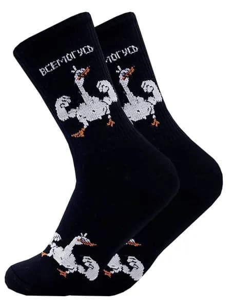 Носки WAVE Socks женские, мужские Гусь, 1 пара