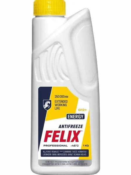 Антифриз FELIX ENERGY G12+, -45C, 1кг