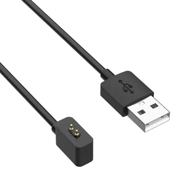 Зарядное USB устройство 1м для Xiaomi Smart Band 8 / Redmi Band 2, черное