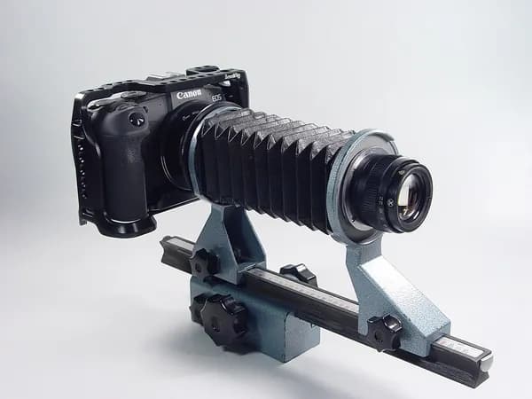 Супермакро. Макро приставка Pentacon с креплением М42 и Canon R RF. Объектив Индустар-100У в комплекте. Производство Германия.