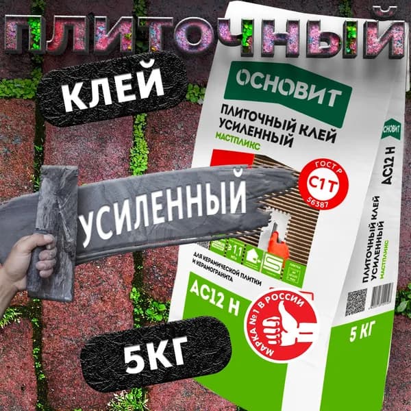 Плиточный клей ОСНОВИТ МАСТПЛИКС AC12 Н (5 кг)