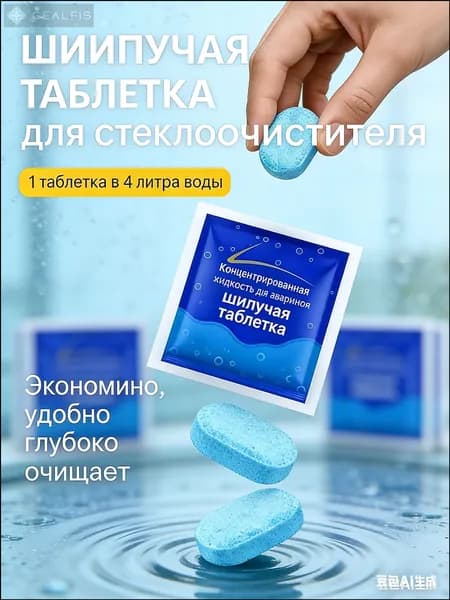 Жидкость стеклоомывателя Глина до -30°C, 10 шт.