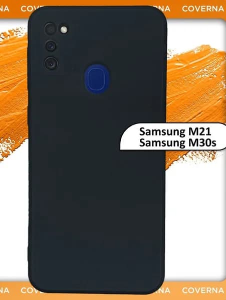 Чехол на Samsung М21 / М30s / для Самсунг М21 / М30s, накладка с однотонной матовой поверхностью Soft Touch