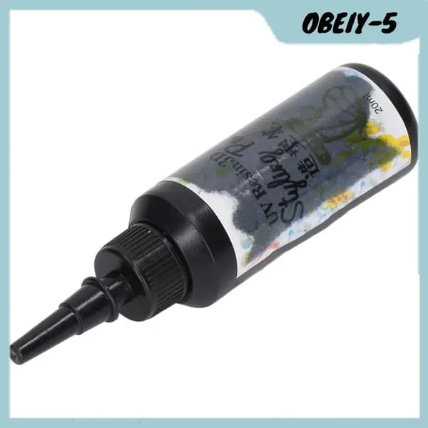 UV Resin Styling Pen, уникальная форма, быстрое отверждение для DIY проекта золотой