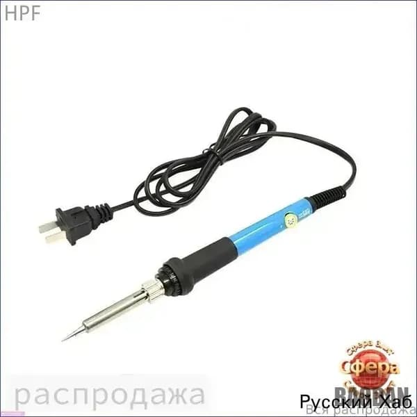HIBIBUD Пирографическая ручка с регулировкой температуры 200 450 C, паяльник для выжигания по дереву 60Вт.