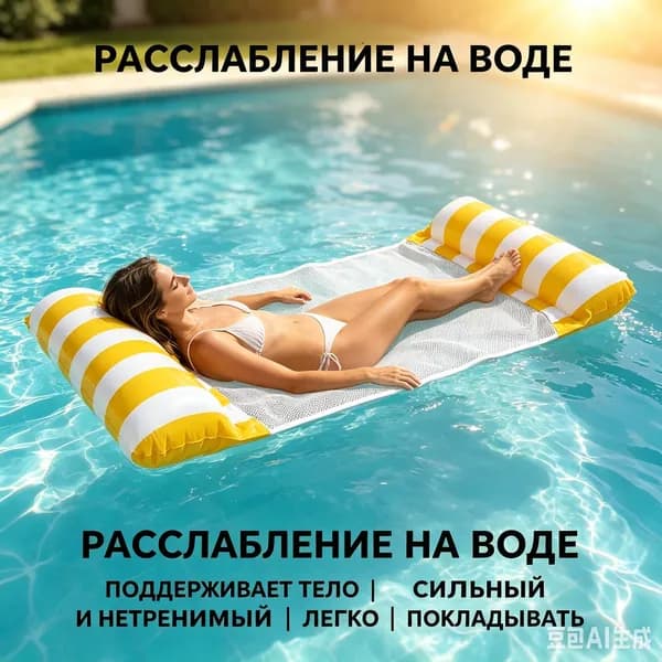Матрас надувной 130х20 см