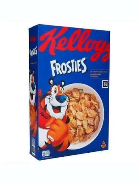 Kelloggs Frosties Сухие завтраки, Германия, кукурузные хлопья с сахарной глазурью, хрустящие, для завтрака, 400 г