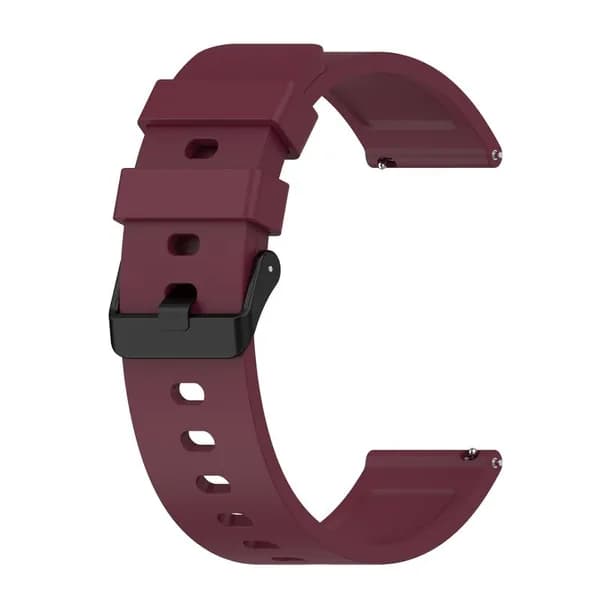 Официальный ремешок Huami Amazfit dip3 с черной стальной пряжкой-Винно-красный