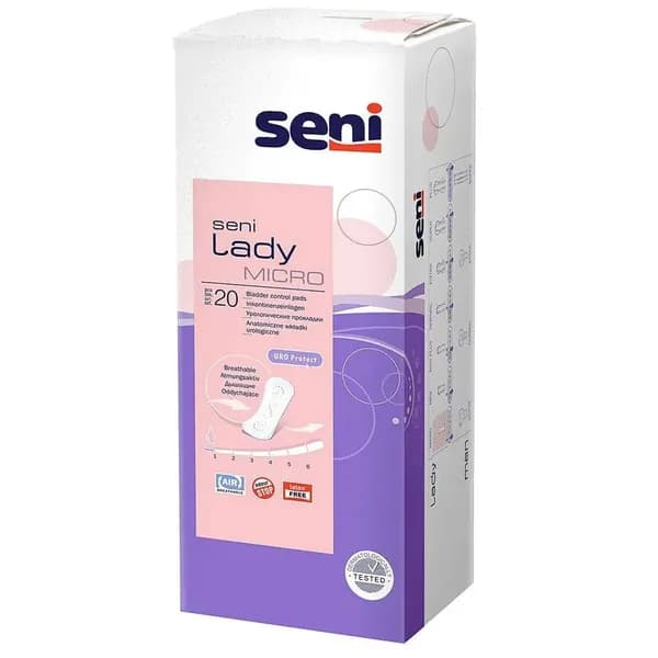 Seni/ Прокладки урологические женские Lady Micro, 20 шт