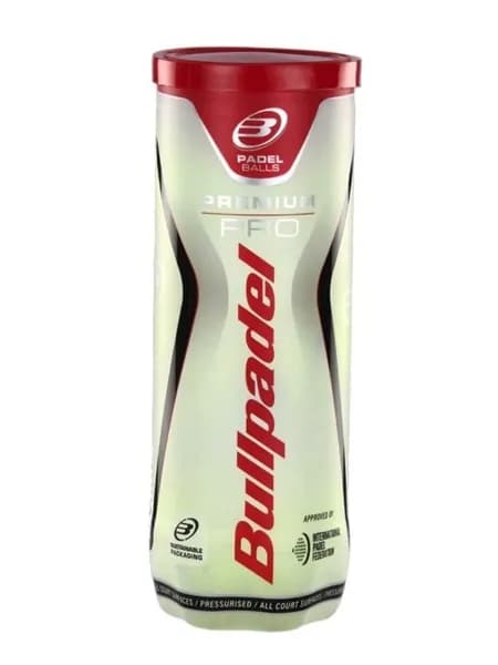 Мячи для падел тенниса Bullpadel Premium Pro, 3 мяча