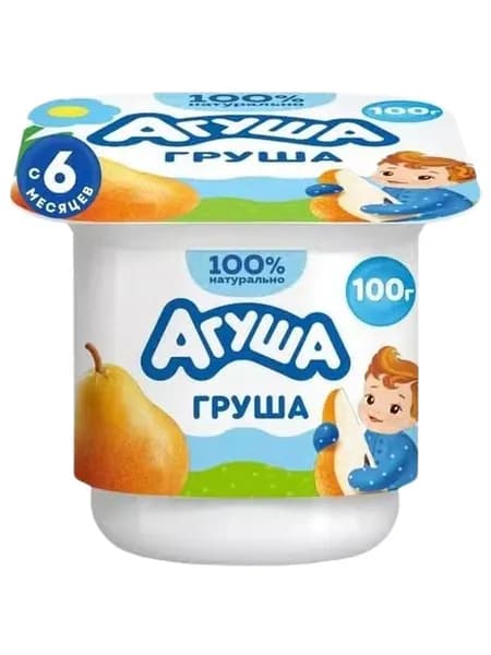 Творог Агуша груша 3,9% БЗМЖ 100 г