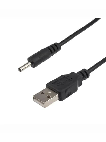 USB - DC кабель 1,4х3,4 Rexant черный