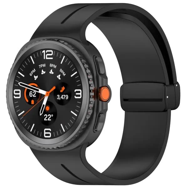 Ремешок для Samsung силиконовый для Samsung Galaxy Watch 8 / 8 classic,Магнитная пряжка