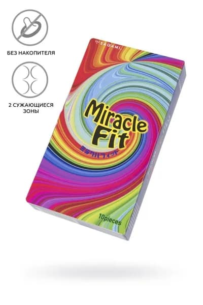 Тонкие латексные контурные презервативы Sagami Miracle Fit 10 шт