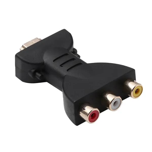 HDMI-Совместимый С 3 Видео-Аудиоадаптерами RGB RCA HDMI-Штекер На 3 Видео-Аудиоадаптера RCA Компонентный Разъем