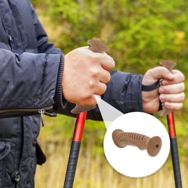 Ручка для треккинговых палок, Антискользящая, Из корка, 1 Набор