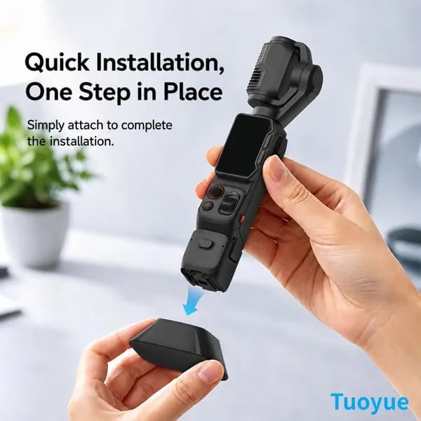 Силиконовое основание для камеры Insta360 Luna Ultra с антискольжением и клейкой подложкой