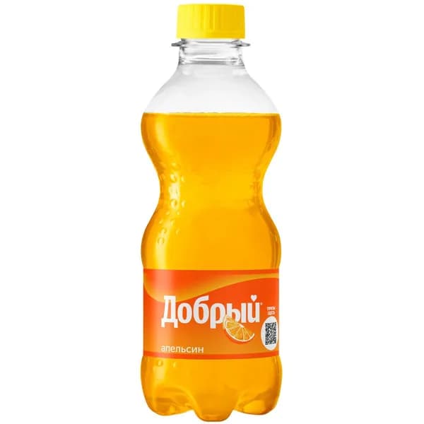 Газированный напиток Добрый Апельсин, 0,3 л
