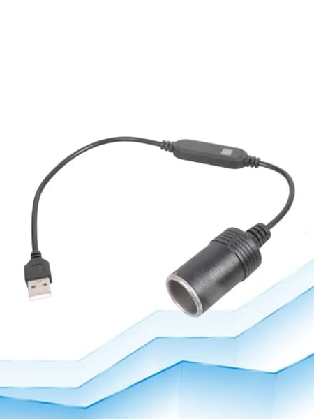 40см кабель адаптера USB в 12V для автомобильных устройств