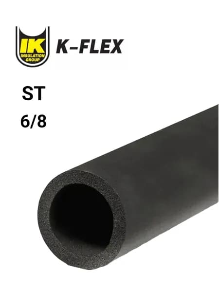 K-FLEX ST 6*8 каучуковая теплоизоляция для труб
