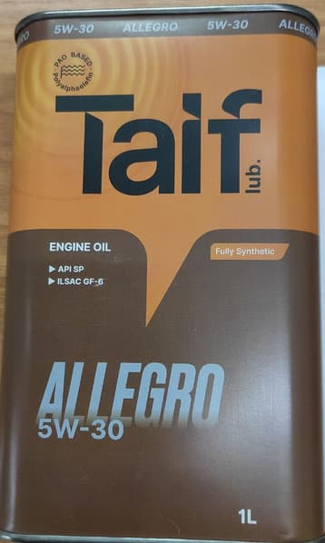 TAIF ALLEGRO 5W-30 Масло моторное, 1 л