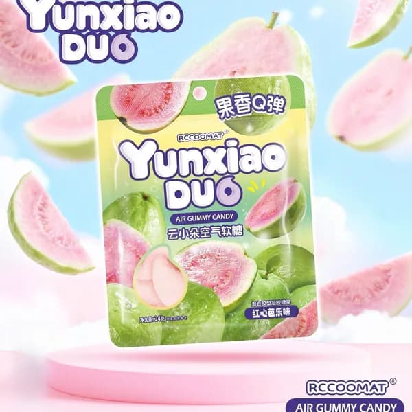 Жевательный мармелад YunxiaoDuo со вкусом гуавы, 24 г, 1 шт.