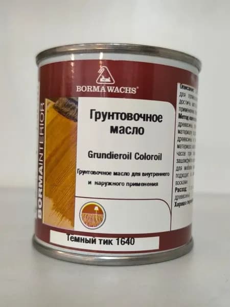 BORMA WACHS Масло для дерева, Масляная, 0.125 л