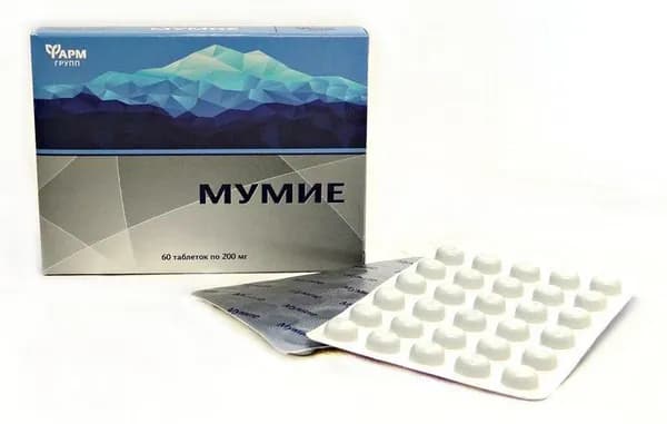 Мумие, 60 таблеток х 200 мг
