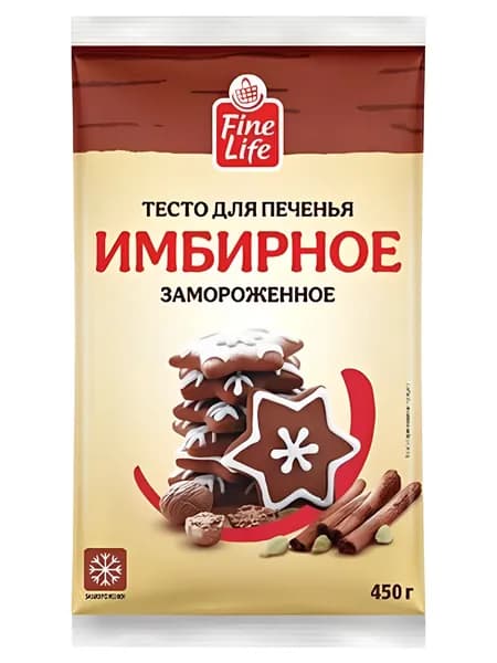 Fine Life Тесто Имбирное Замороженное, 450г