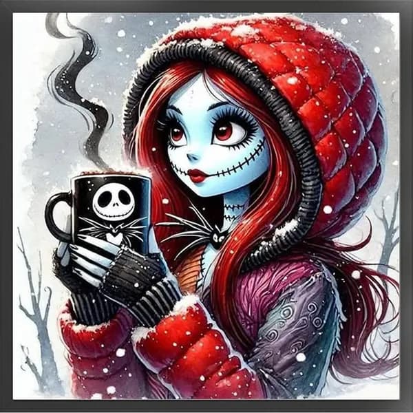 Крестиковый набор для вышивания Девочка на Хэллоуин из хлопка, размер 40 40 см, с печатным рисунком
