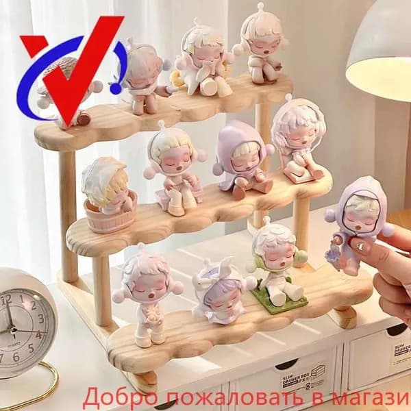 Этажерка, 3 секц., Массив дерева, 25.5х21х17.6 см