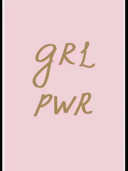 Блокнот А5, 160 страниц, в точку. Girl Power