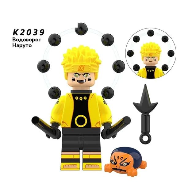 Минифигурка "Наруто Наруто Узумаки" совместим с конструкторами лего (K2039)