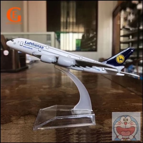 Металлический Модель Самолета Аэробус 380, Германия Люфтганза А380