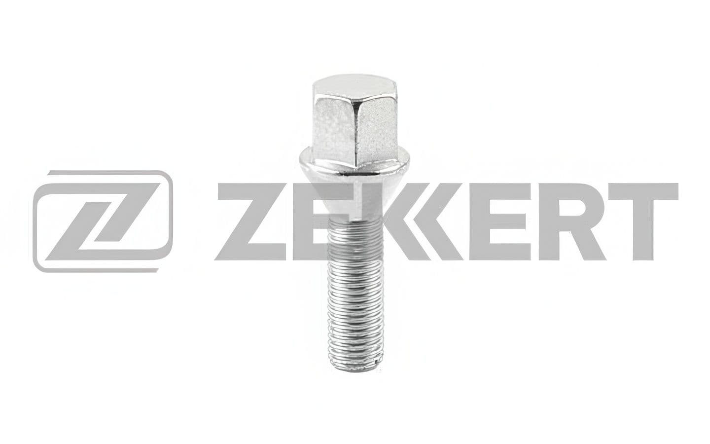 Болт колесный, конус, M12x1.5 длина резьбы 33 ключ 17 BE-4022 ZEKKERT