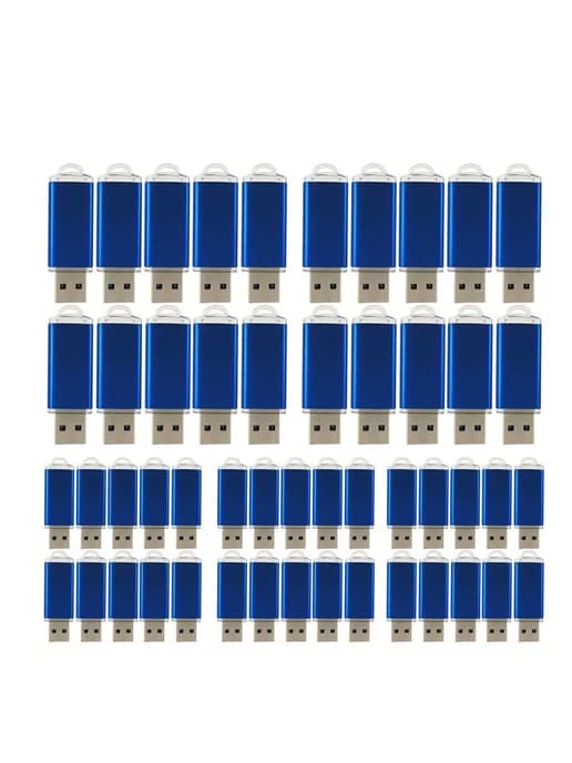 USB 2.0 флэш-накопитель (1ГБ-128ГБ) Синий, 4GB x 50